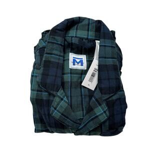 MAJESTIC INTERNATIONAL *New* Flannel Pajama Set Sz XL Mens Blackwatch Blue Green